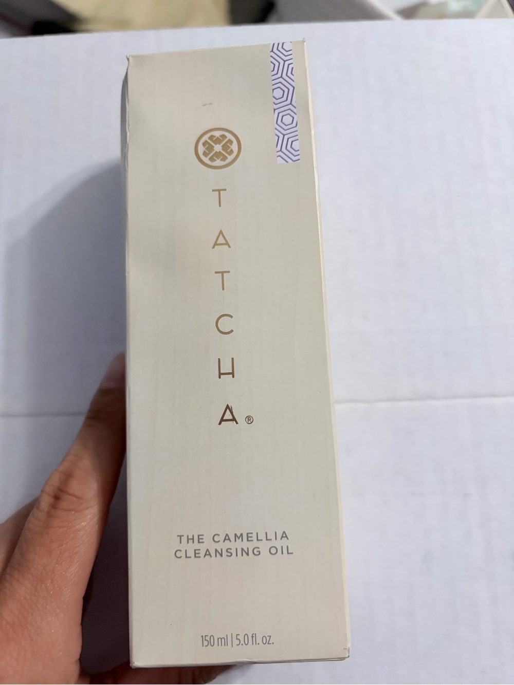 Tatcha Camellia Cleansing Oil — Cream & Gold Packaging FULL SIZE
